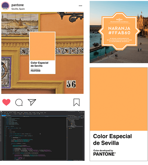 pantone sevilla